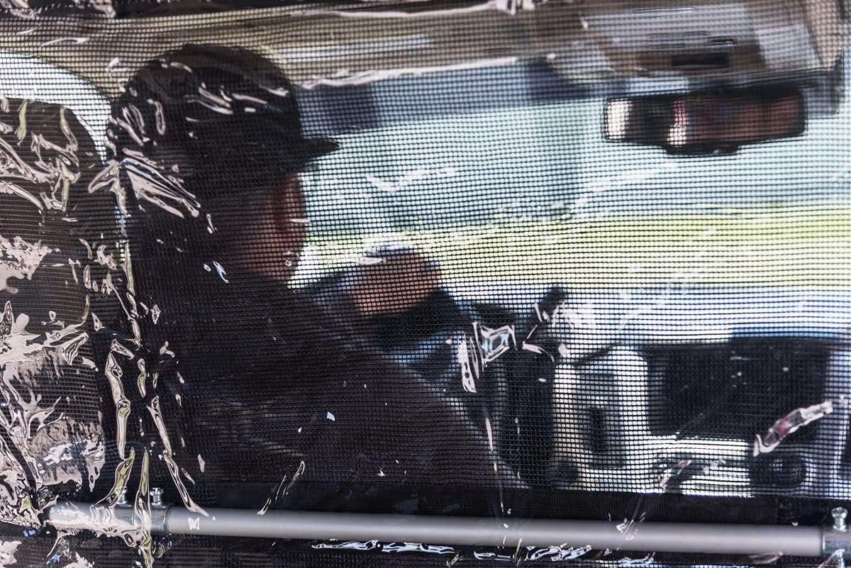 Black Clear Small Car Divider F411