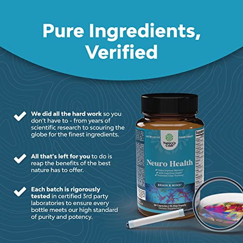 Brain Support Supplement with Brain Vitamins (30 Servings) E95759