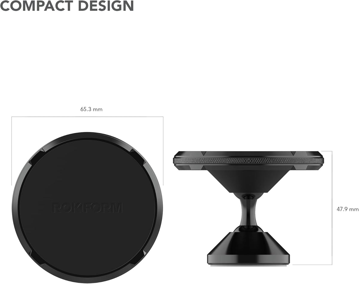 Adjustable Dual Magnet Car Mount, 360° Swivel with 3M VHB Tape, Pack of 2 C530144