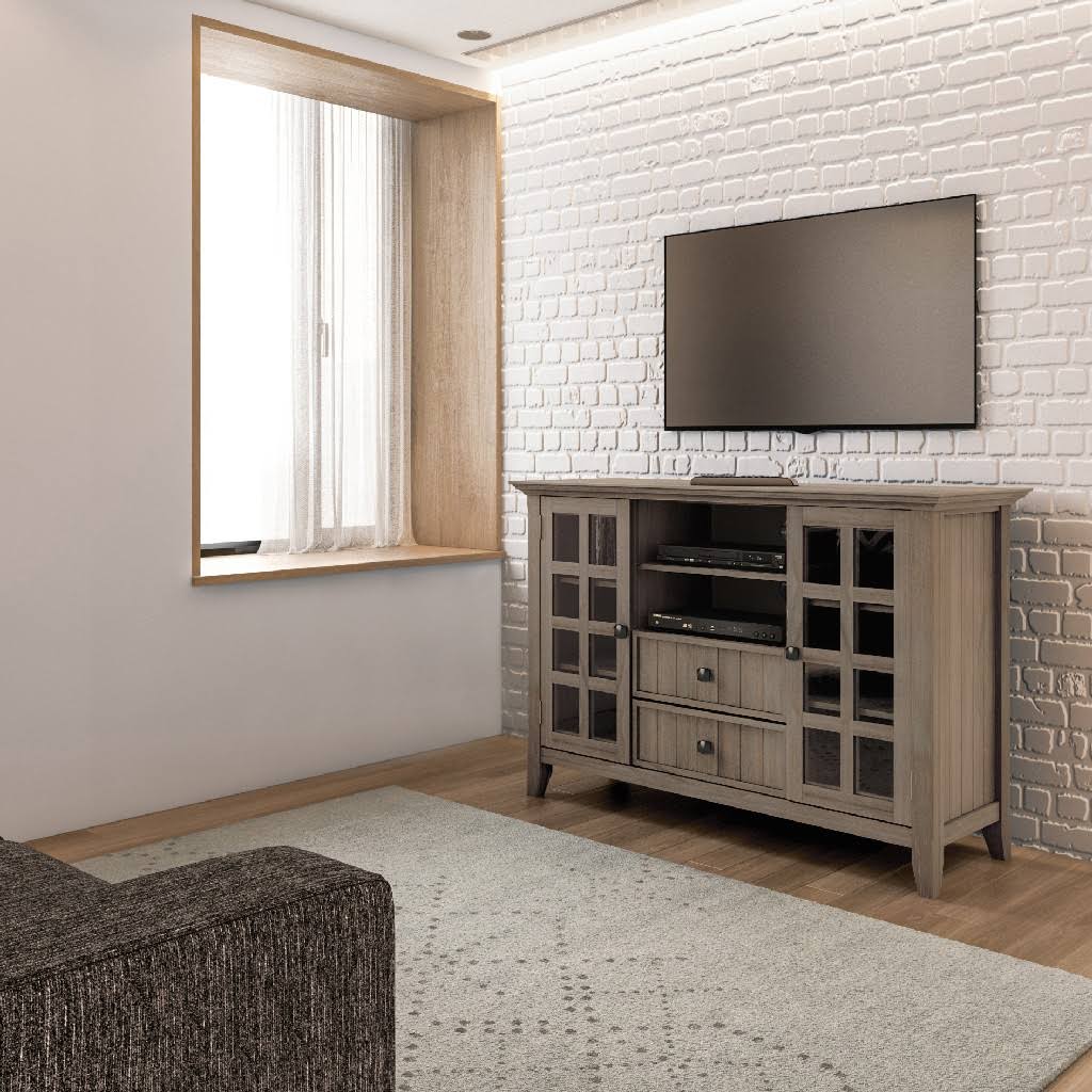 Solid Wood TV Media Stand W521