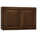 36x23.5x12 in. Cognac Medium Brown Wall Bridge Kitchen Cabinet Q8231