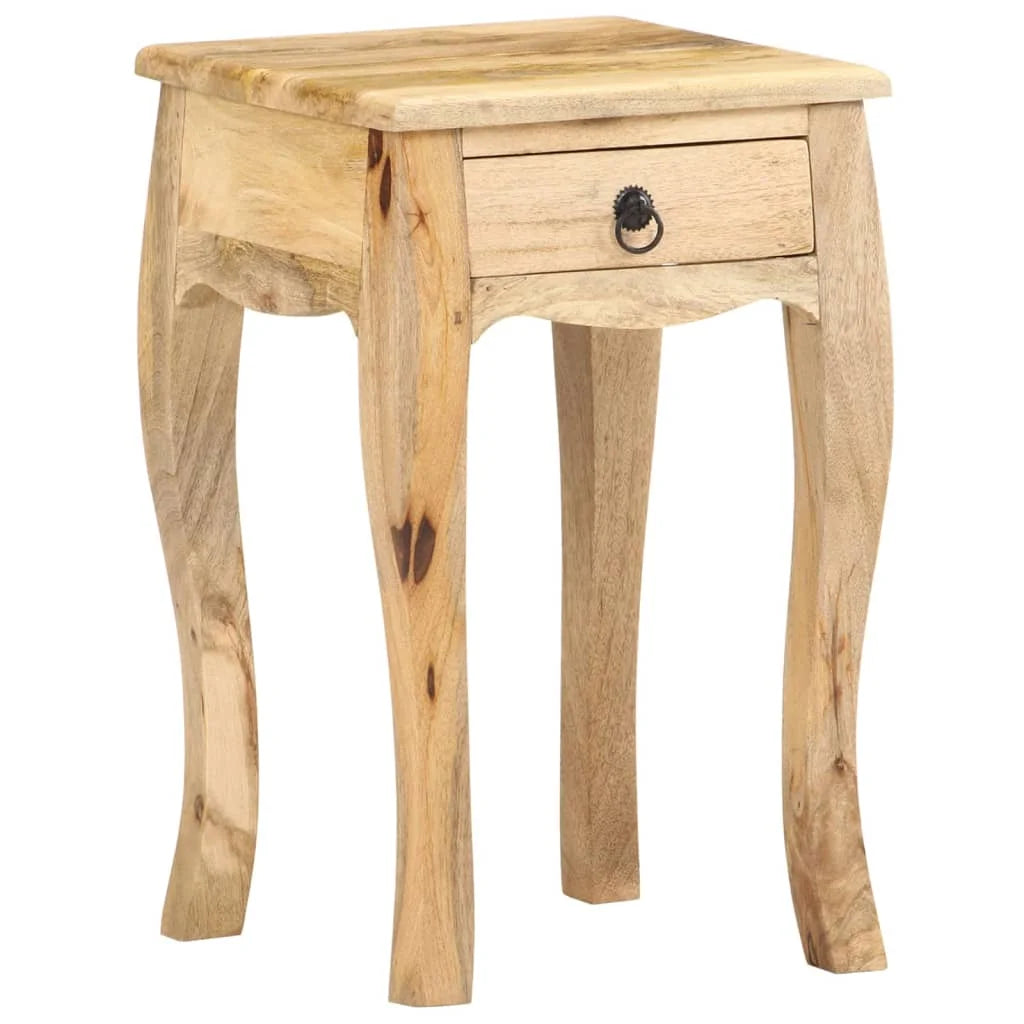 Solid Mango Wood Bed Cabinet V14663