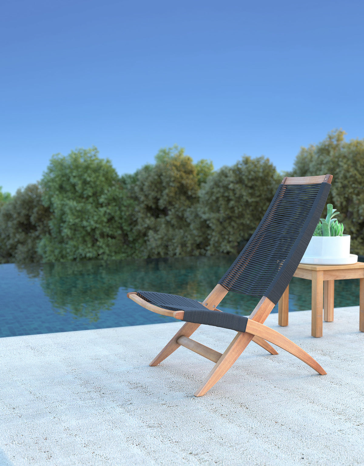 Black Lounge Chair R3699