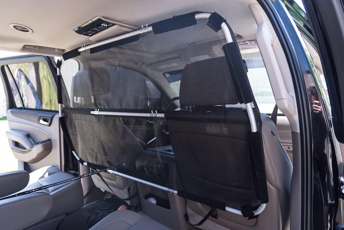 Black Clear Small Car Divider F411