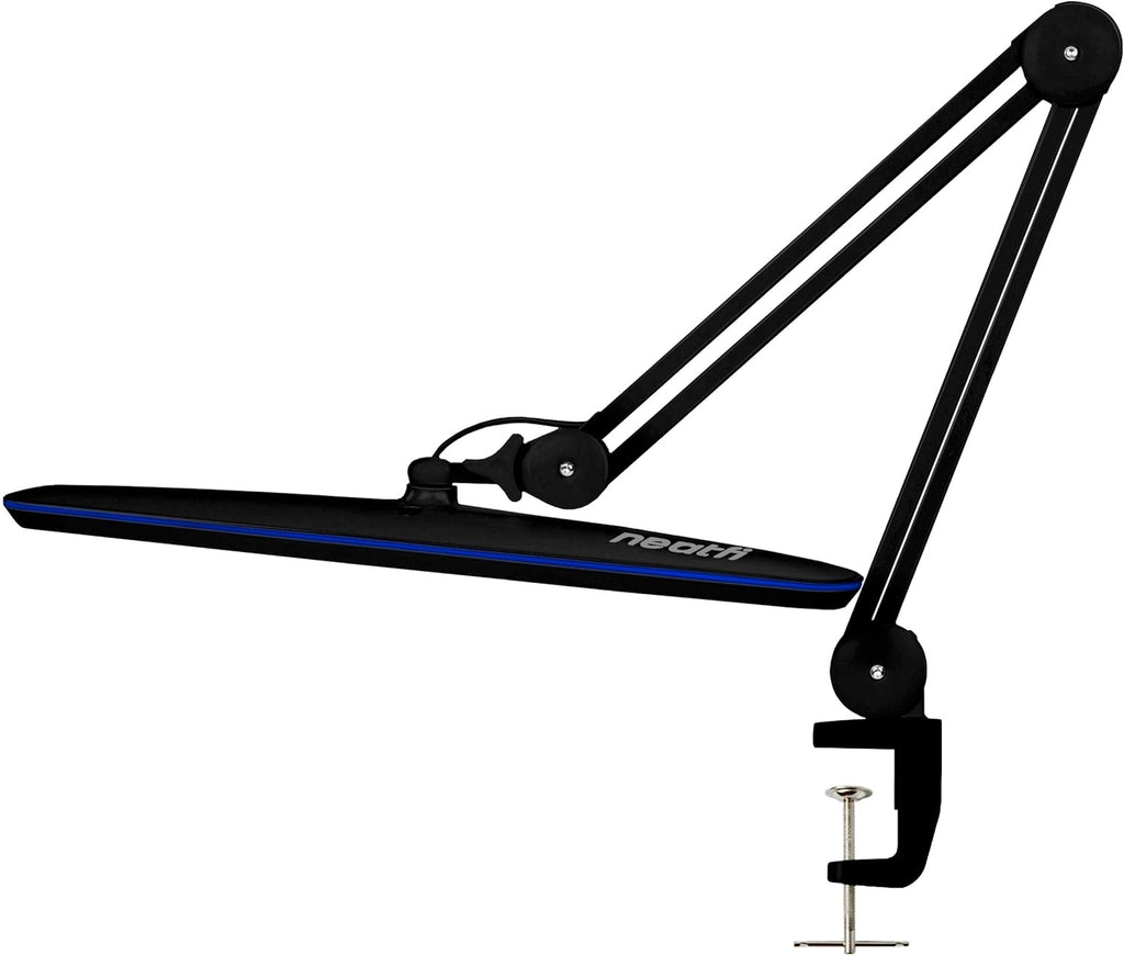 Silver 23 Inches LED Task Lamp with Clamp O6728