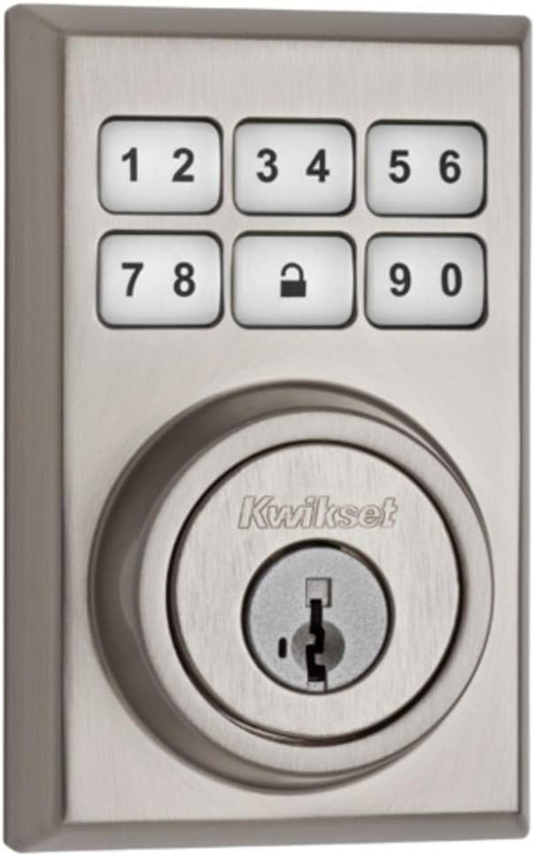 Satin Nickel Z-Wave Deadbolt N2907