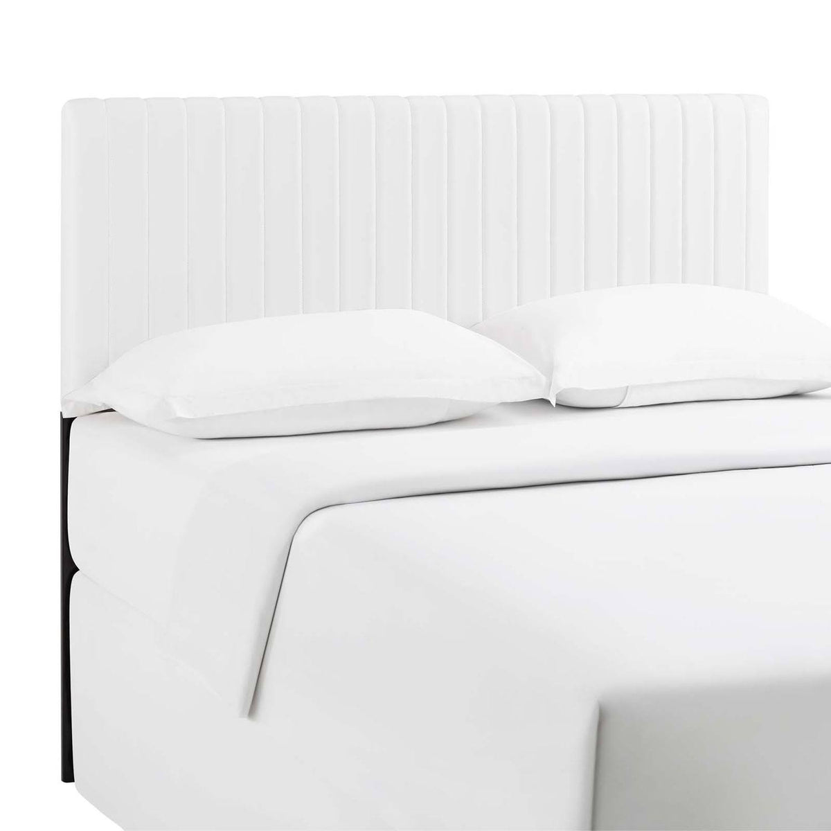 King or California King White Headboard Y73679