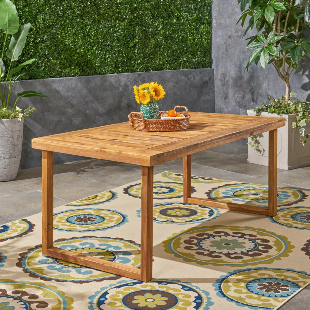 Acacia Wood Dining Table G563