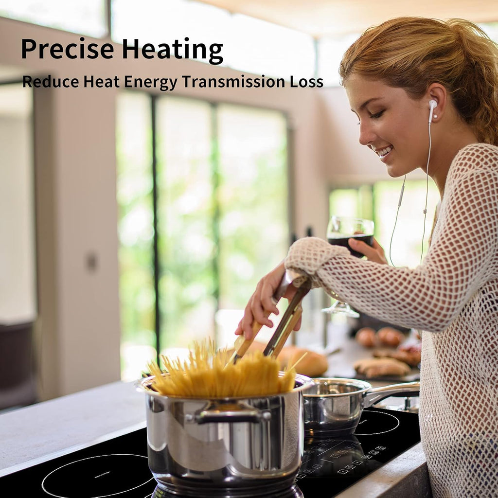 Induction Cooktop 30 Inch Electric Smoothtop Cooktop with 4 Boost Burner F63865