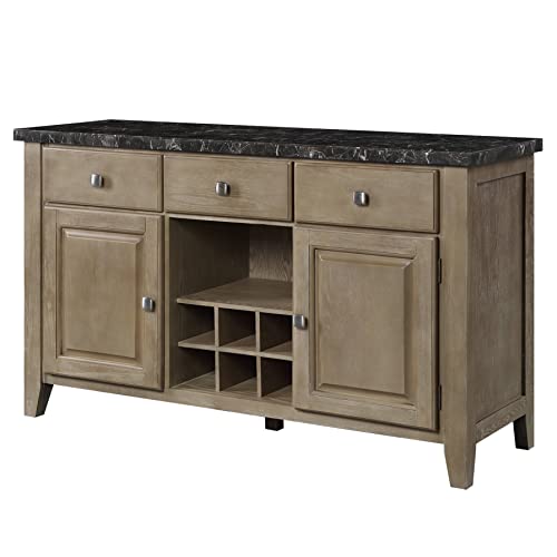 Oak Finish Server J878