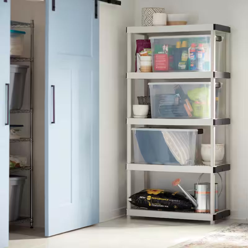 5-Tier Plastic Storage Shelving Unit W63232