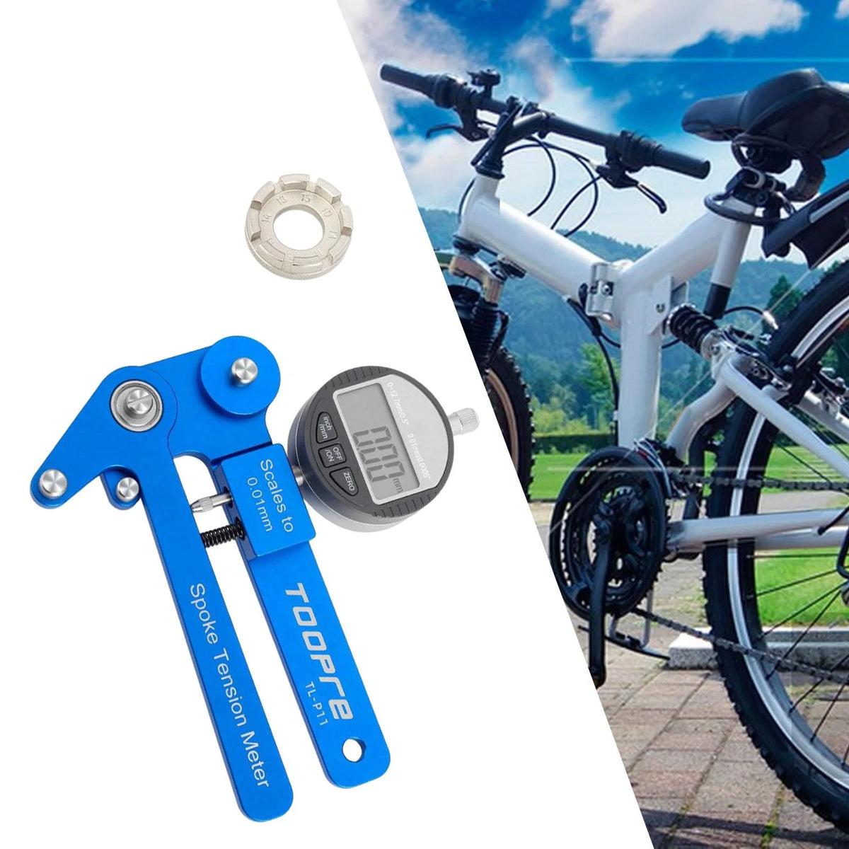 Wheel Spoke Tension Meter Cycling Tool A710913