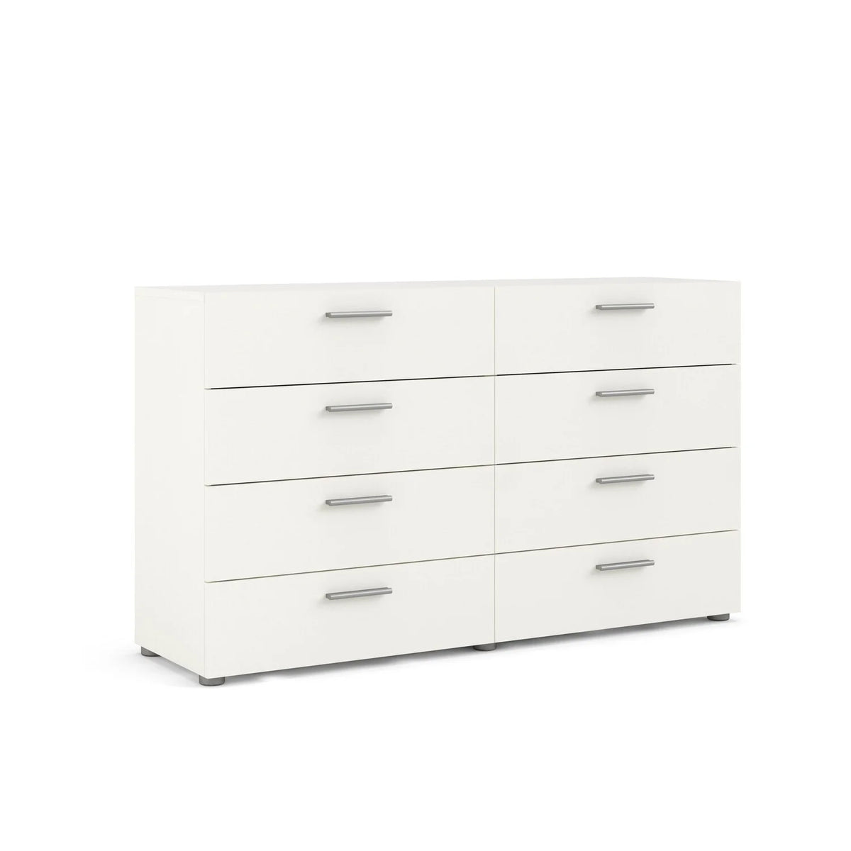 White 8 Drawer Double Dresser Z566807