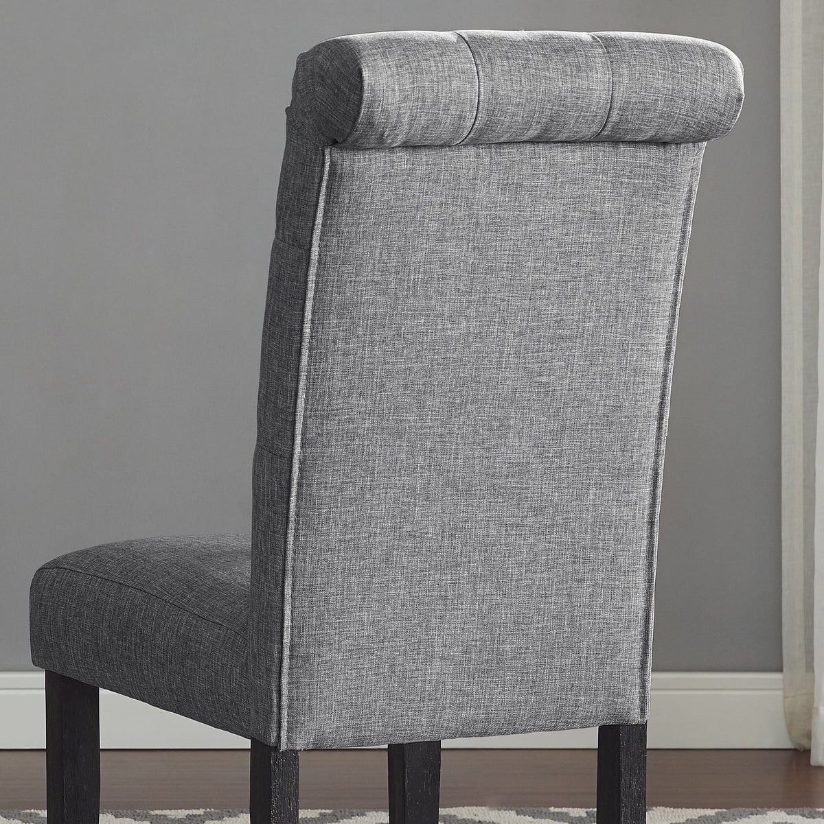 Gray Dining Chair Set of 2 O31092