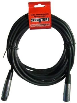 3x Dynamic Cardioid Handheld Stage Microphone with Clip with 3x 15ft XLR Microphone Cable Z461496