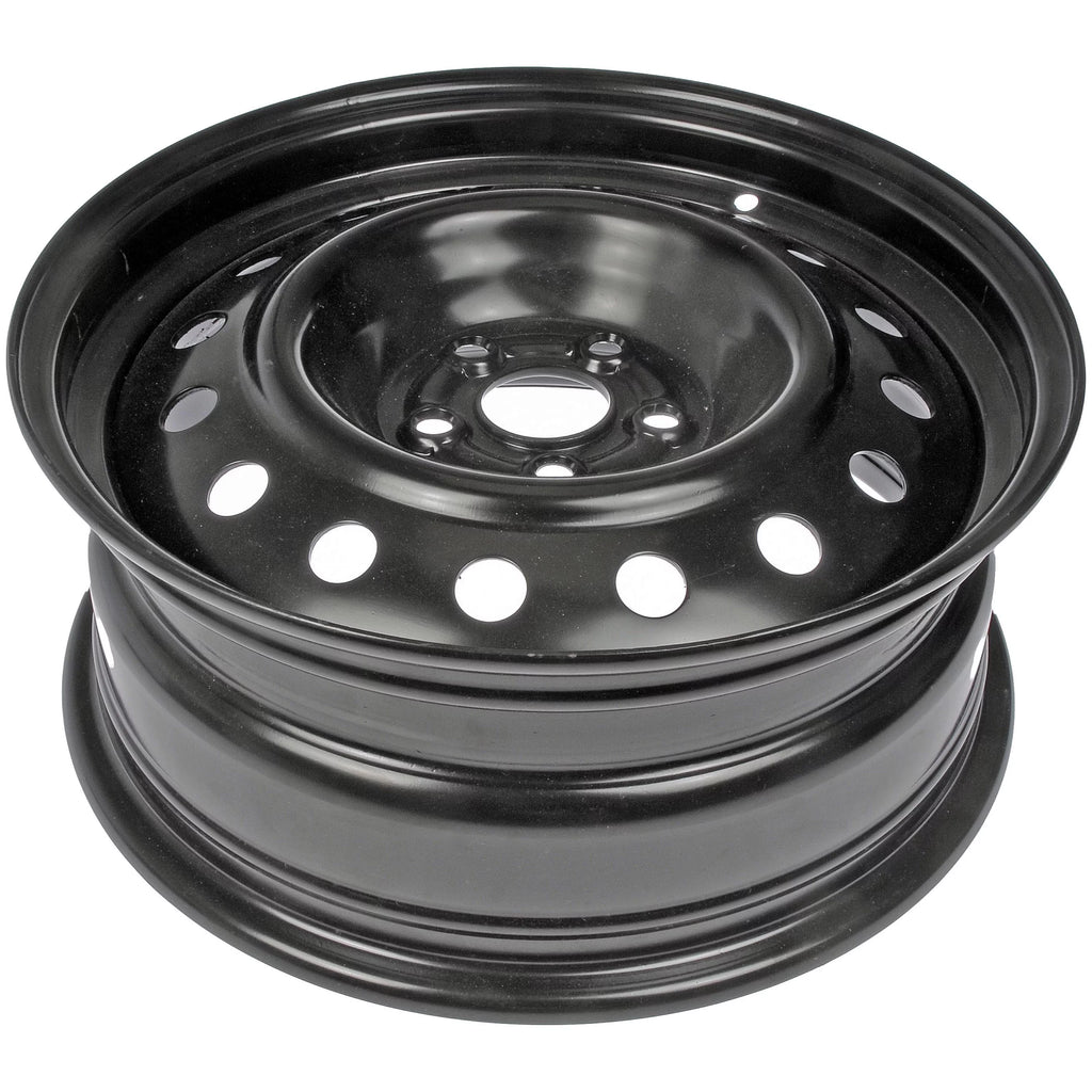 Steel 16 x 6.5-inch 5-Lug Black Wheel Rim I414