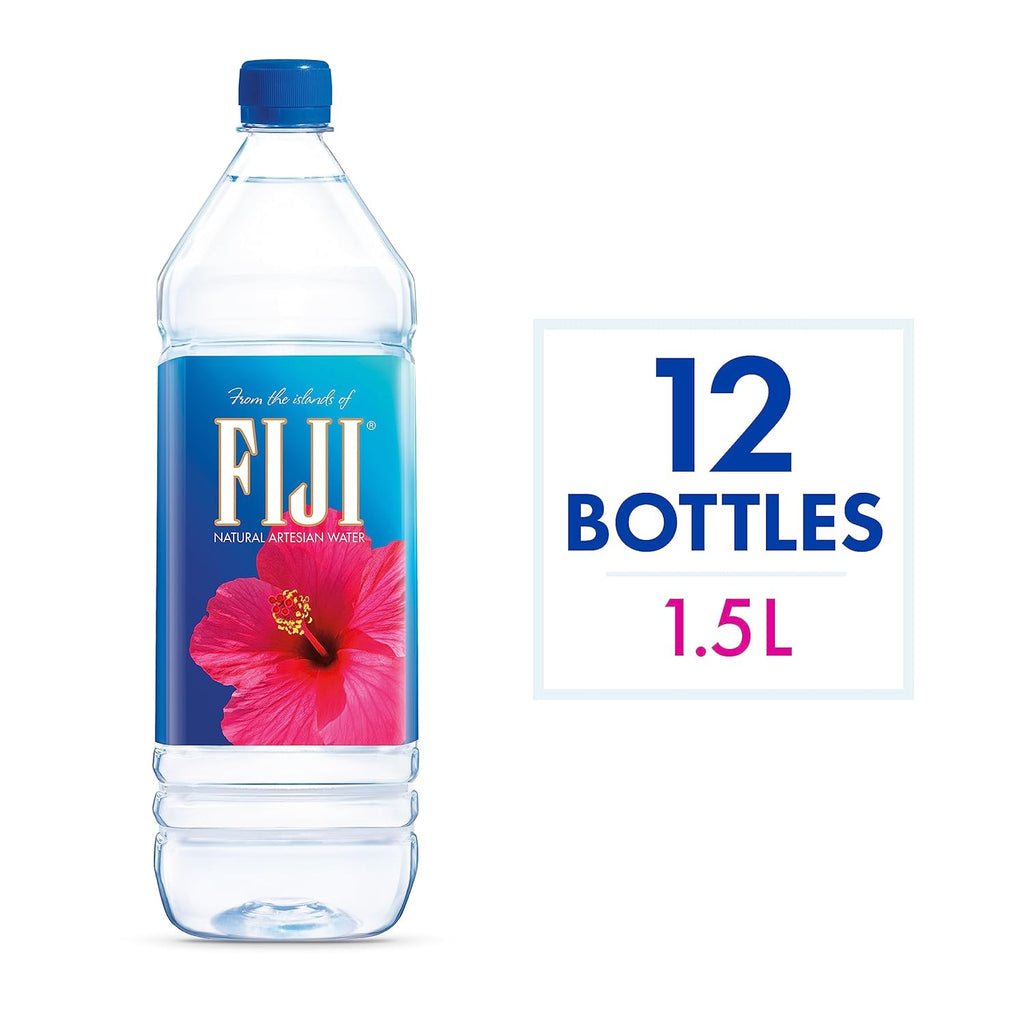 Natural Artesian Bottled Water 1.5 Liters / 50.7 Fl Ounce (Pack of 12) B399150