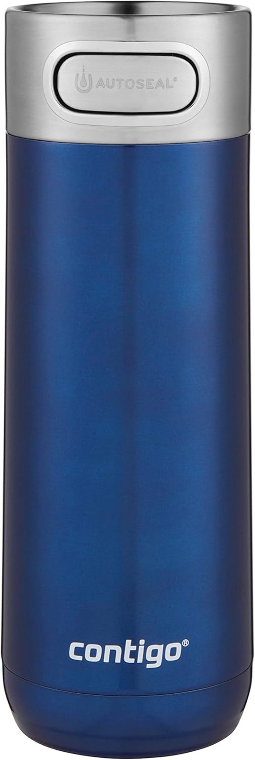 16oz Stainless Steel Thermal Travel Mugs, Set of 2 A295474