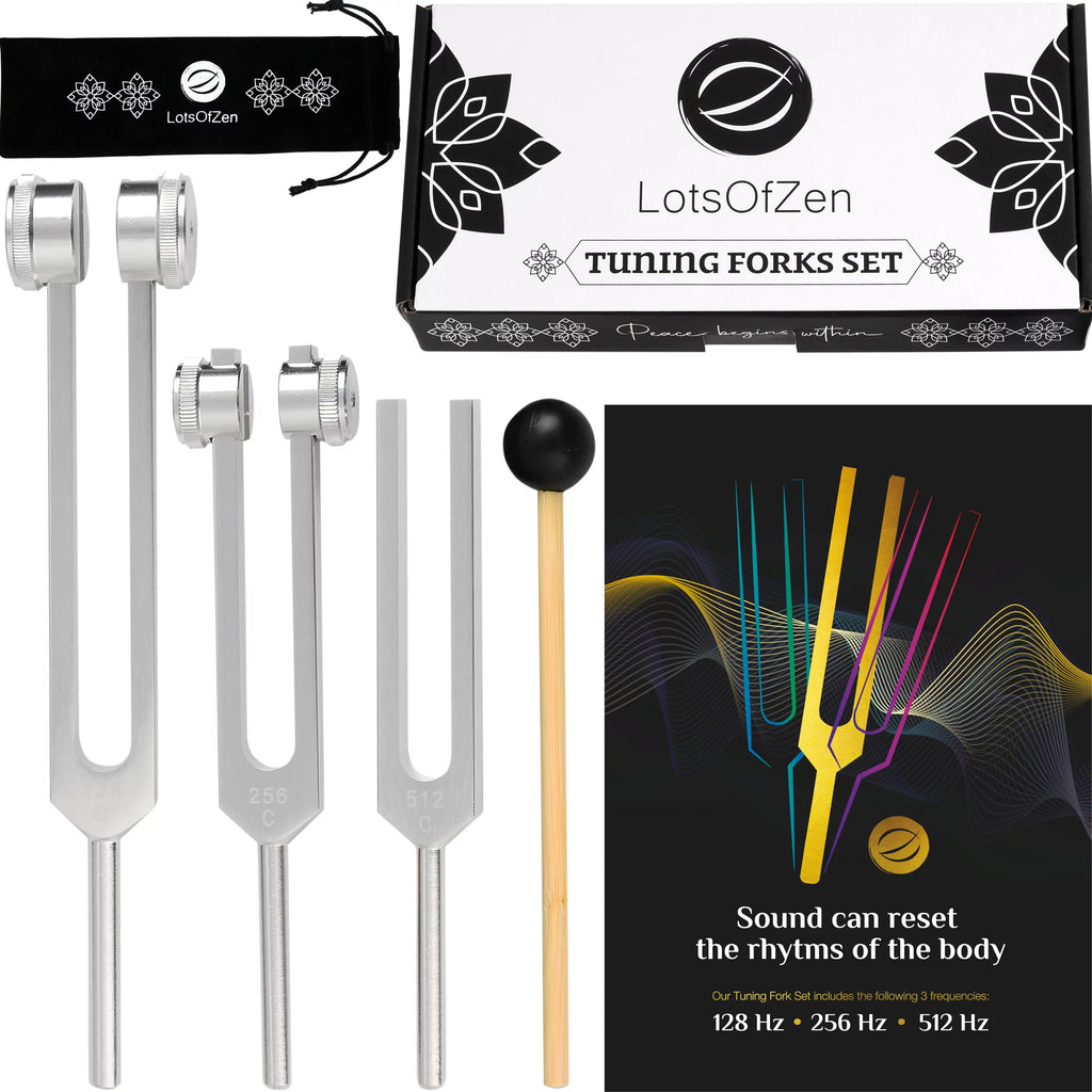 Tuning Forks (128Hz, 256Hz, 512Hz) Body Weighted Tuning Forks F452432