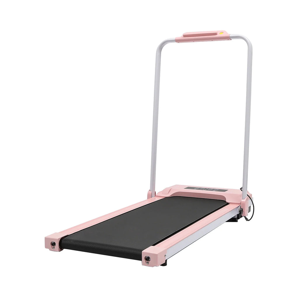 2 In 1 Electric Treadmill Walking Pad with Remote Black O382