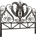 Black Rattan Headboard, California King X981982
