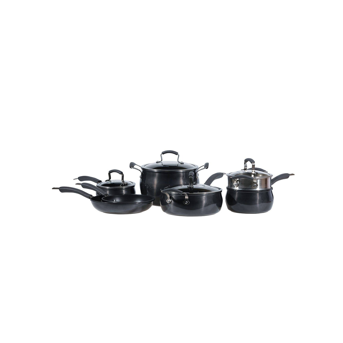 Translucent Aluminum Nonstick 11-Piece Cookware Set S75892
