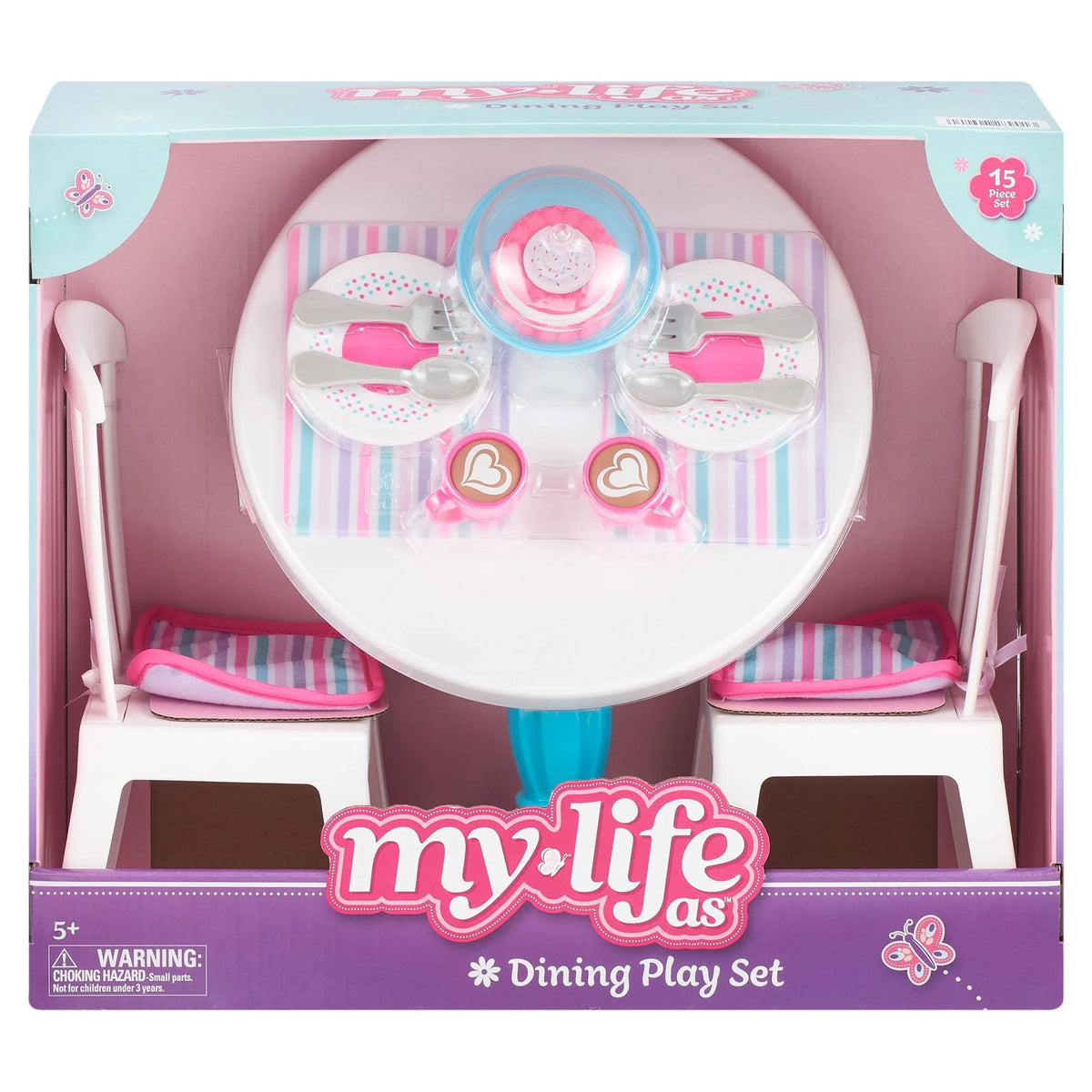 15 Piece Dining Room Play Set for 18 Inch Dolls T752