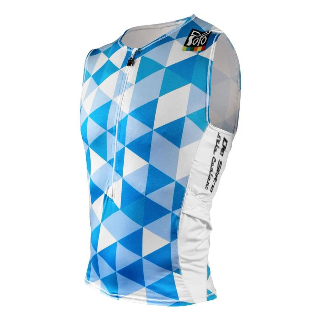 South Beach Mondrian Half Zip Tri Top V6140