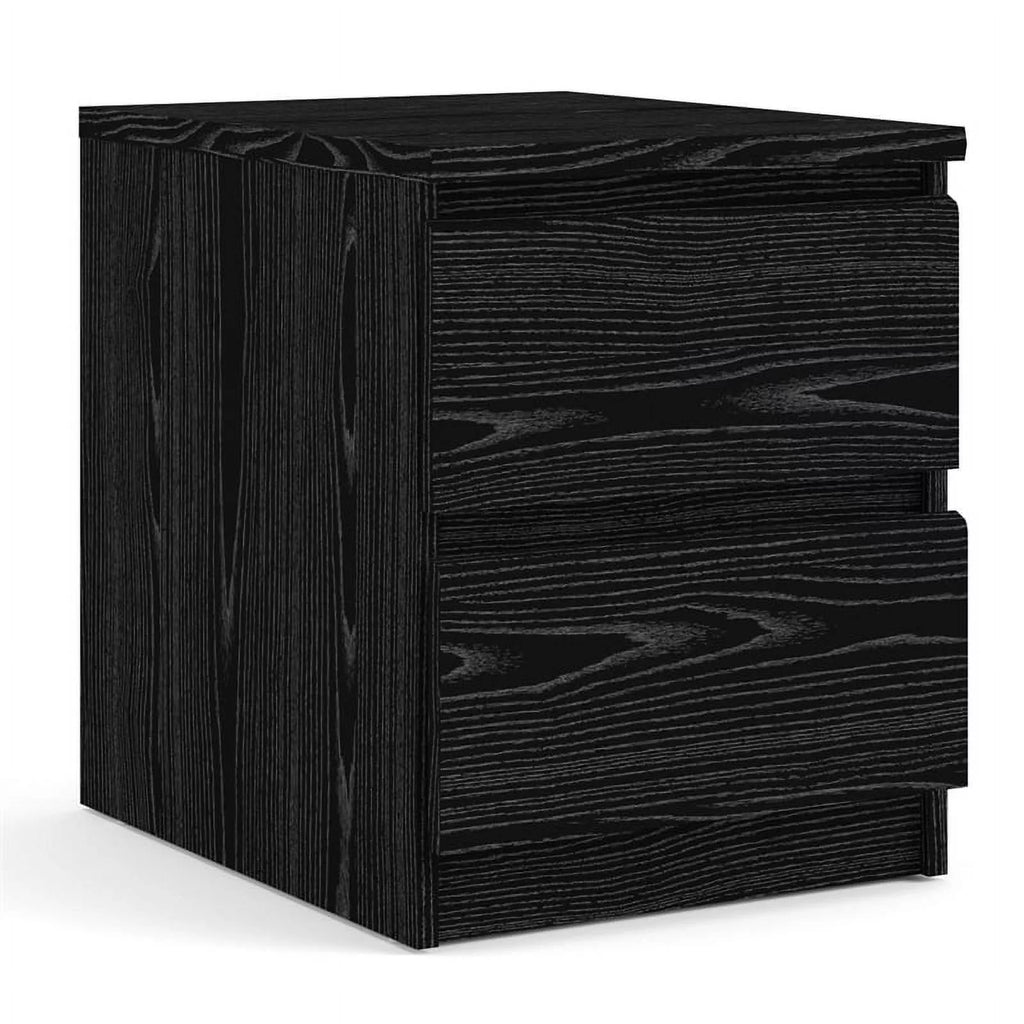 Black 4pc Queen Bed Dresser & 2 Nightstands D42917