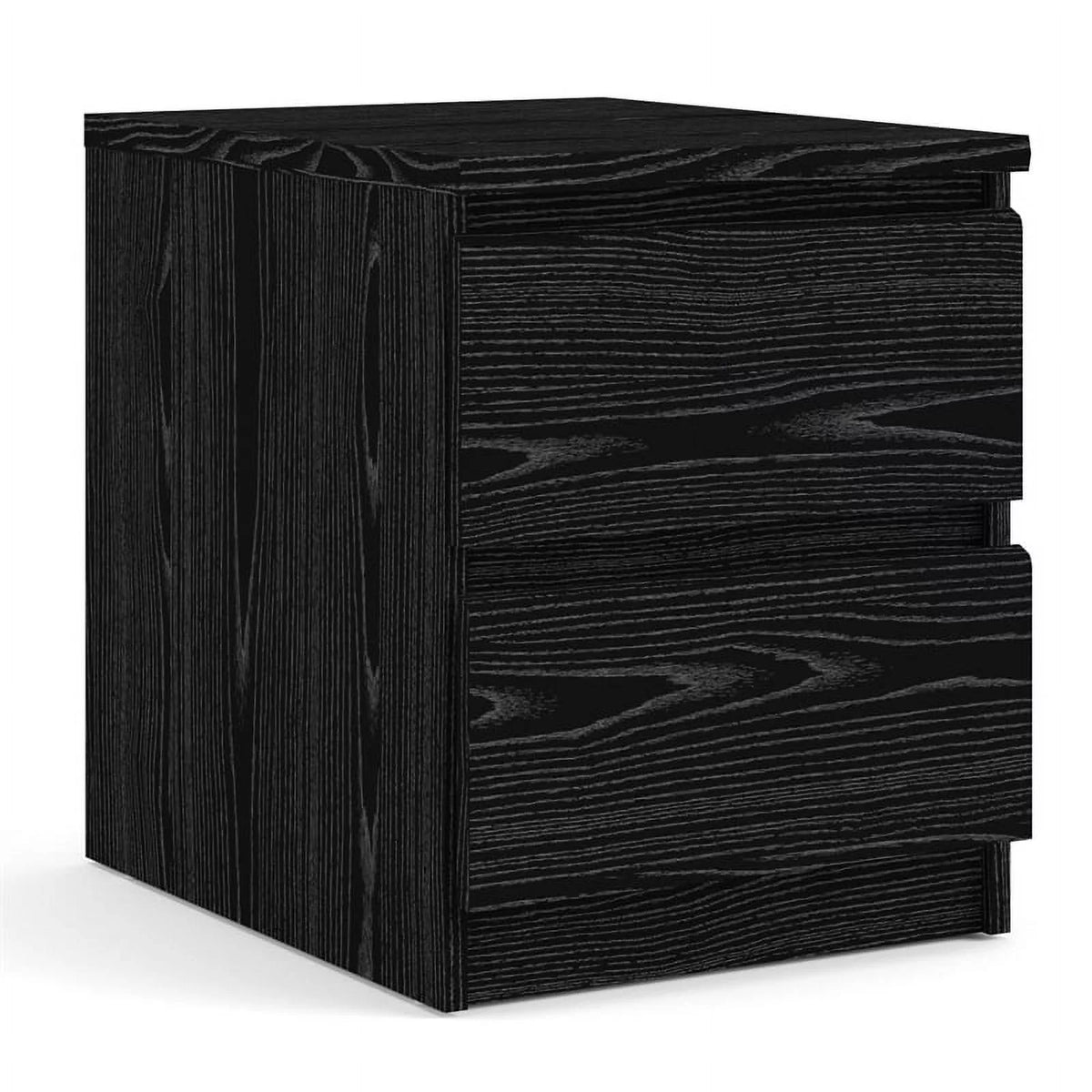 Black 4pc Queen Bed Dresser & 2 Nightstands D42917