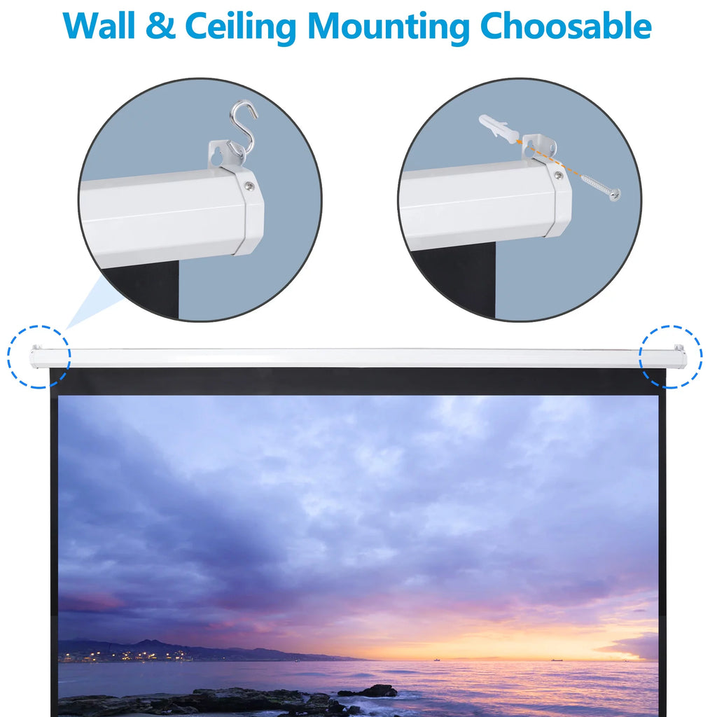 80" Diagonal 16:9 Projector Screen I954
