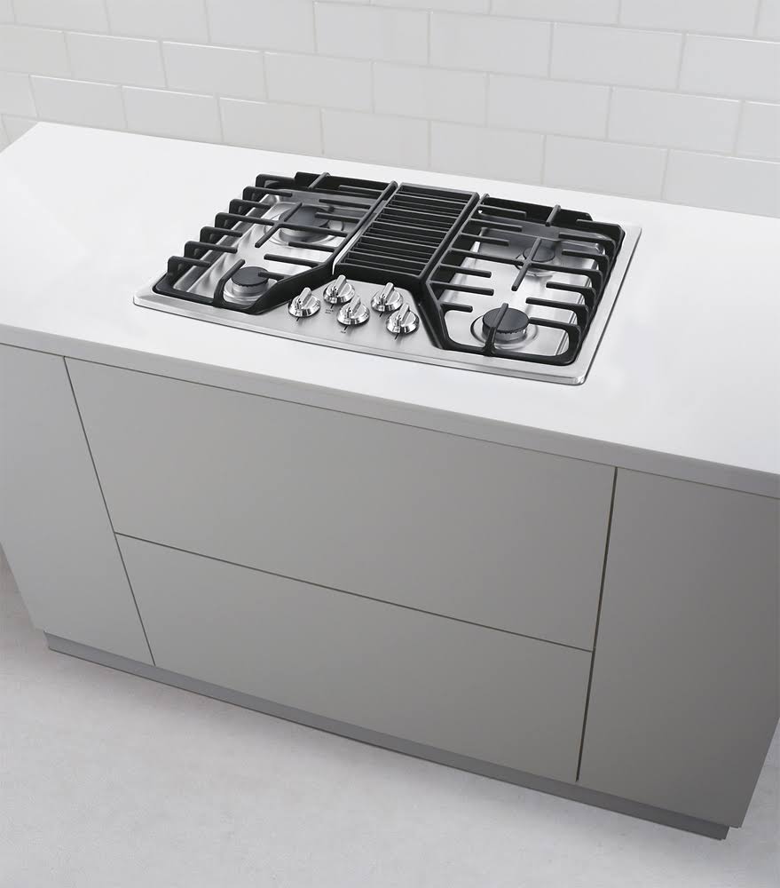 30x22 Gas Downdraft Cooktop Stainless Steel U1260