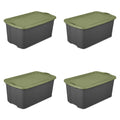 30 Gal. Plastic Storage Bin Set of 4 B8690