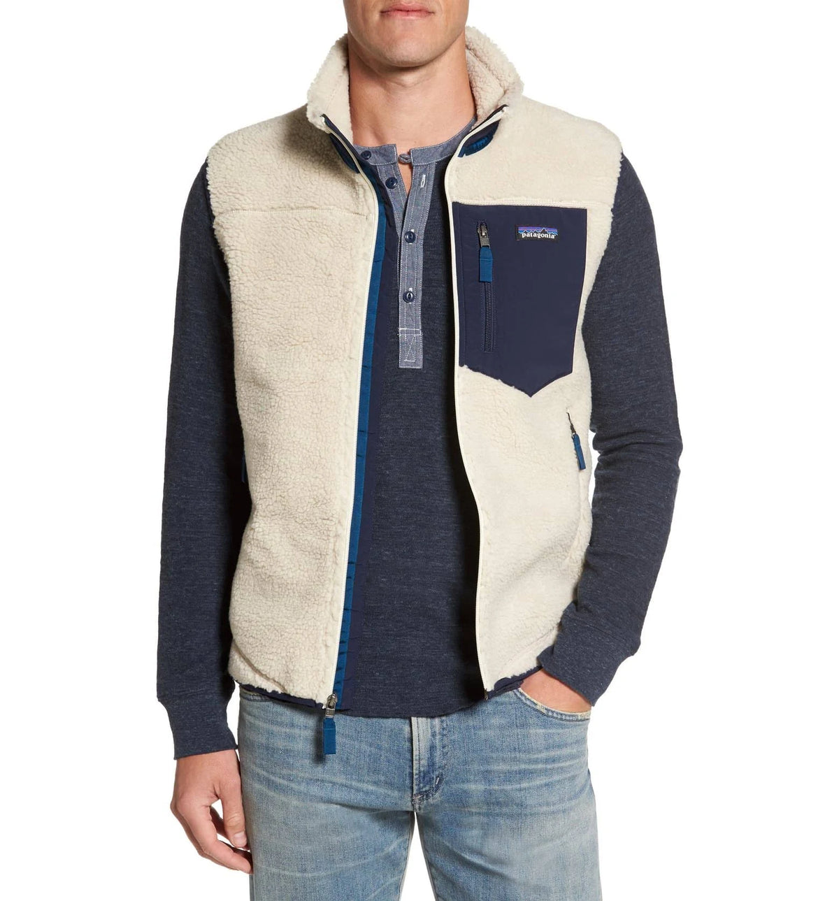 Men's Classic Retro-X Vest - New Navy, M A347587