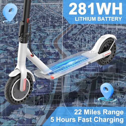 Foldable Motorized Scooter with 350/500W Motor and 8.5"/10" Tires N577