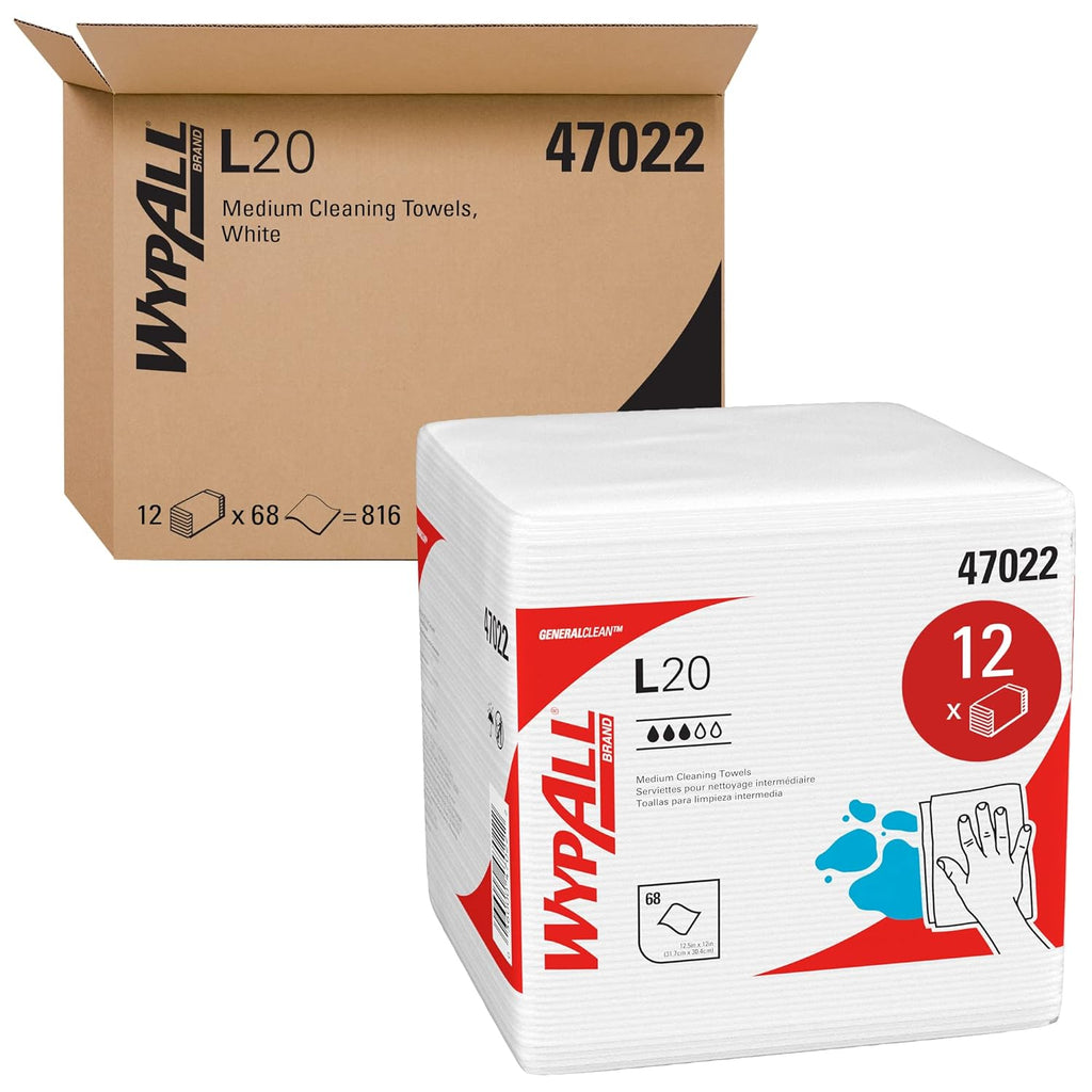 White 4-Ply Cleaning Cloths O270