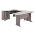 U-Shaped Corner Desk with Mobile File Cabinet F1281