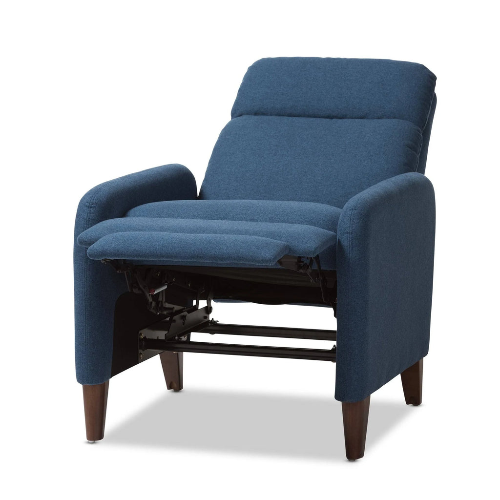 Grey Fabric Recliner T9413