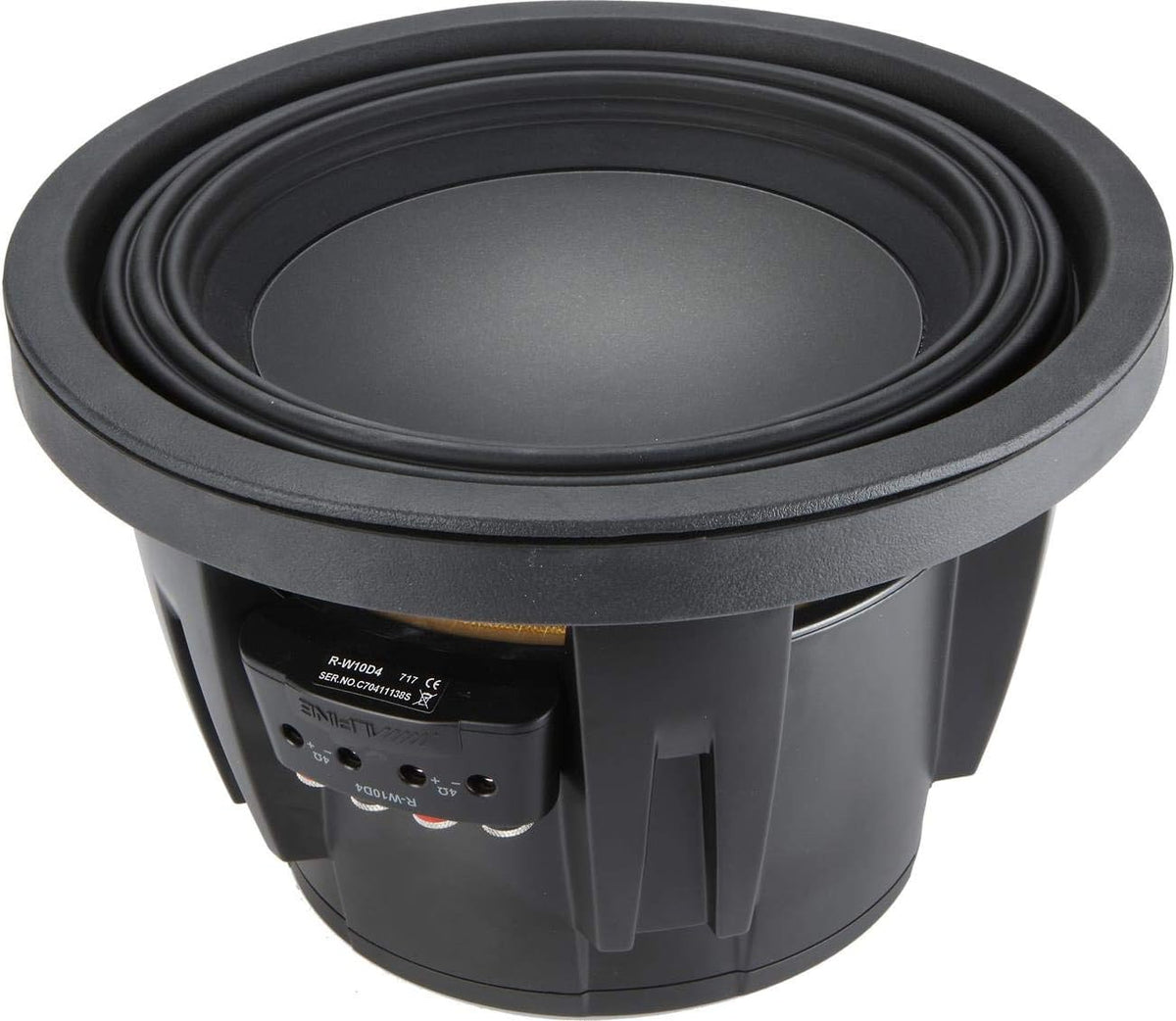 Alpine R-W10D4 Type R Car Audio Subwoofer Custom Sub Box Enclosure Package E4614