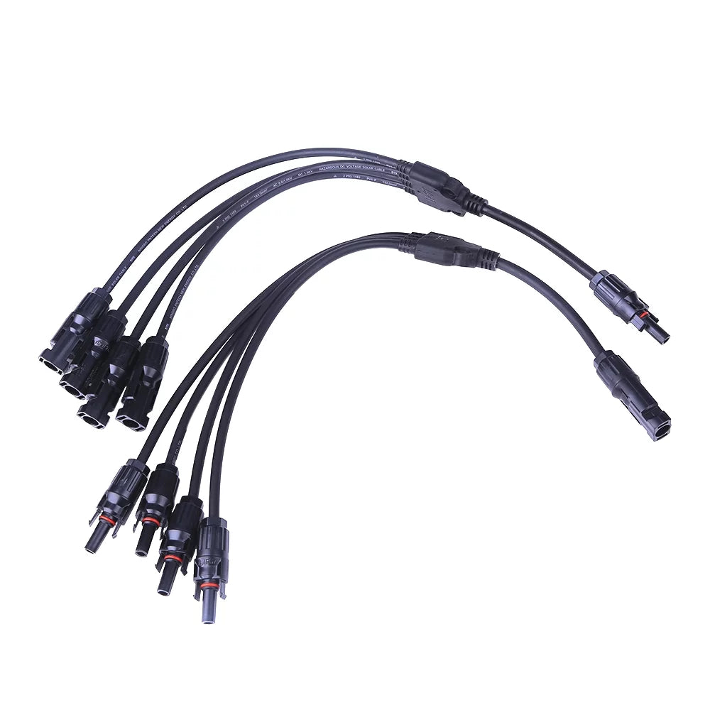 Y Type 1 to 4 MC4 Solar Panel Cable Connectors 30A W37870