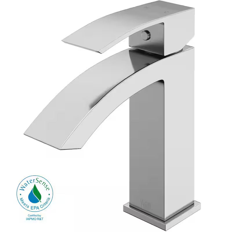 Single Handle Bathroom Faucet Brushed Nickel N475849