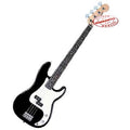 Black White Electric Bass Guitar with Bag Q74606