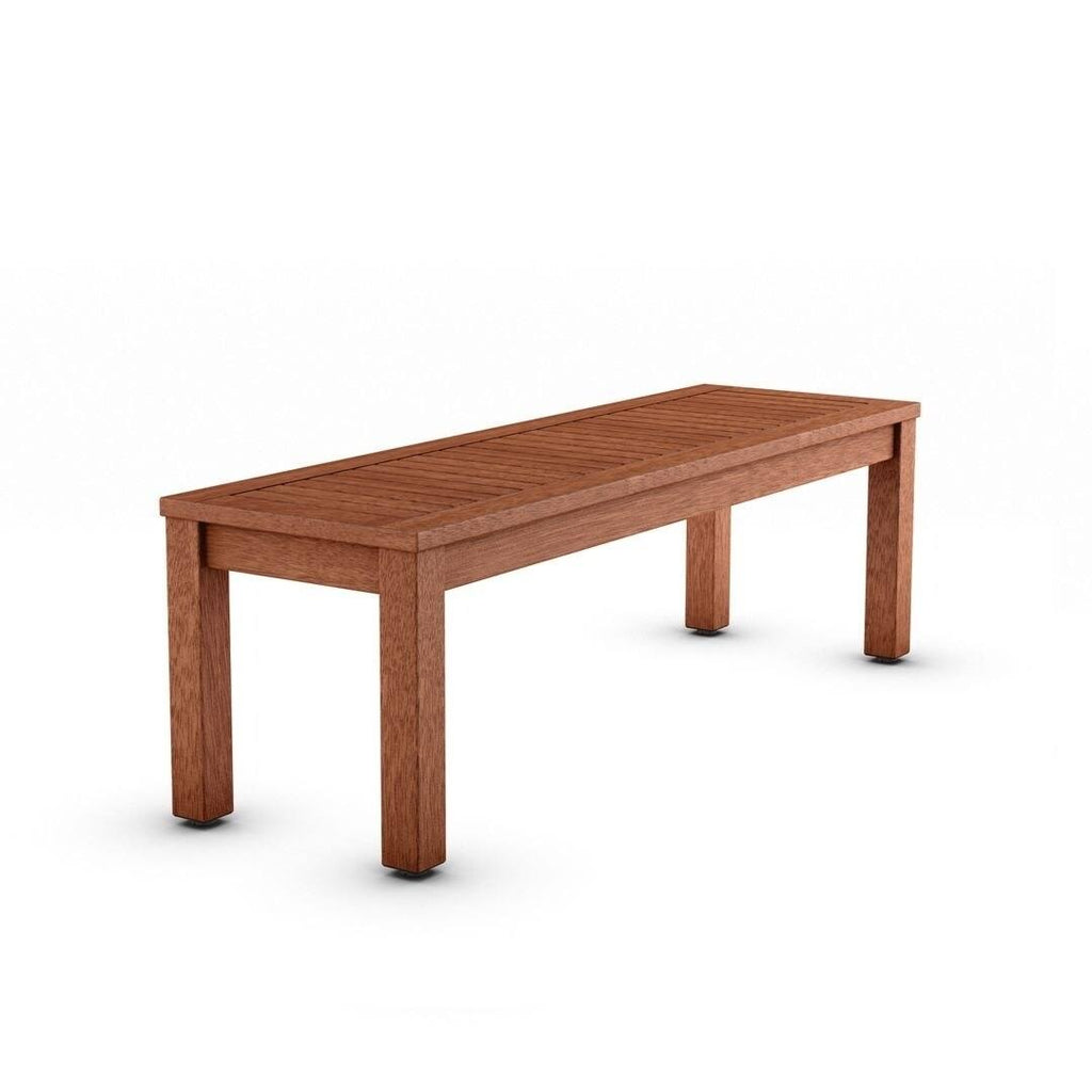 3 Piece Eucalyptus Rectangular Patio Dining Set B22076