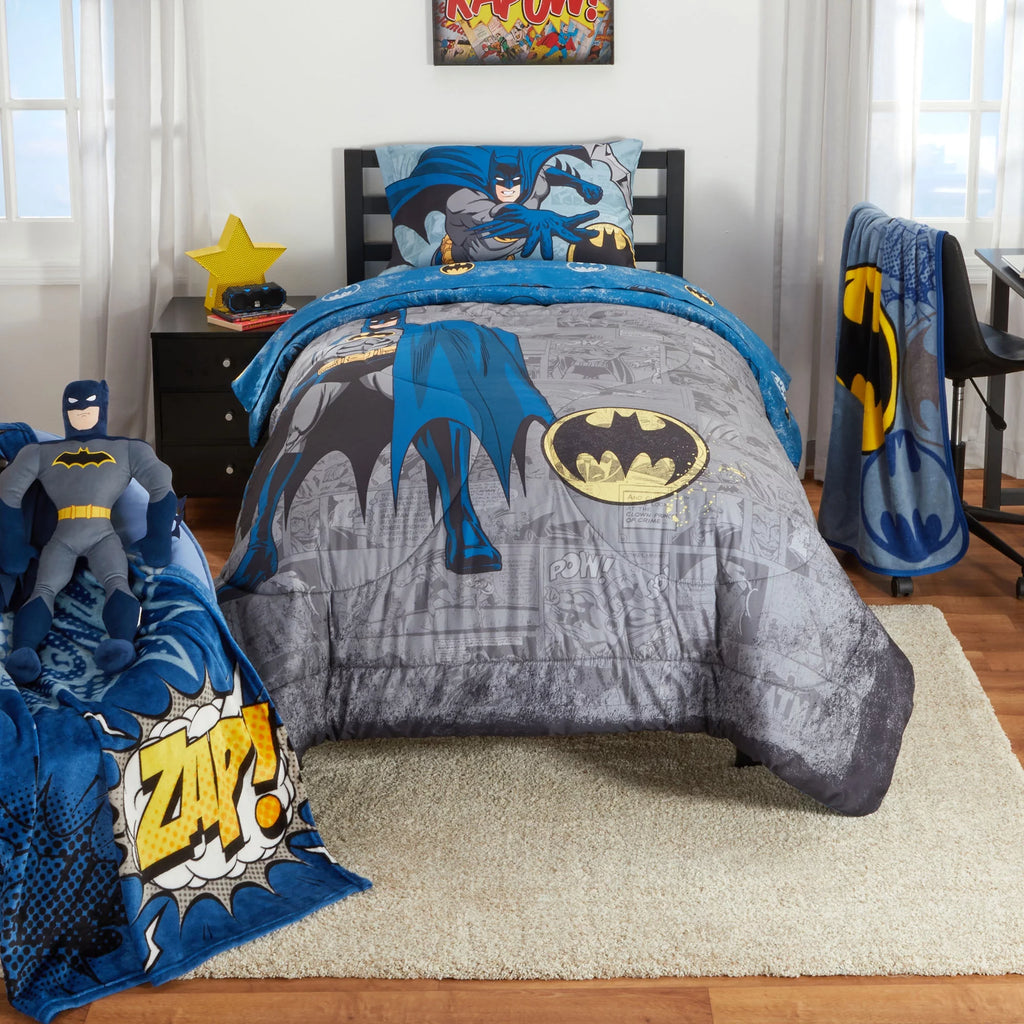 Kids Comforter and Pillowcase 2-Piece Set Twin/Full Reversible V8893