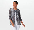 Black Sheer Mesh Cardigan R3141