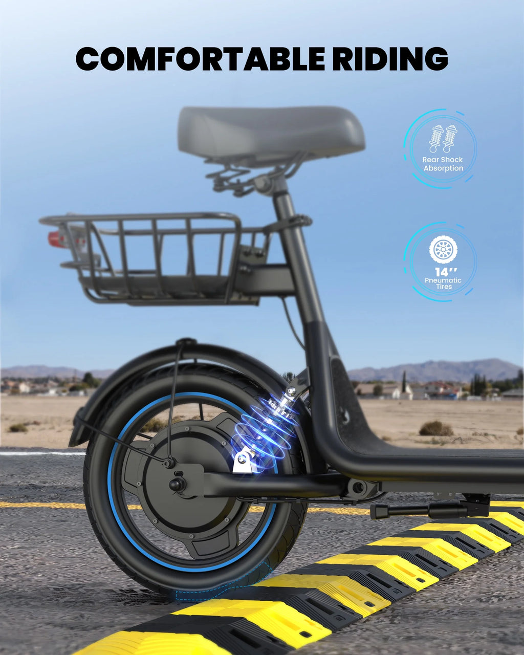600W Electric Scooter with Seat Z895416