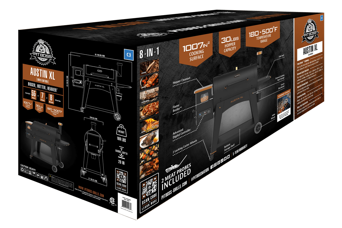 Wood Fired Pellet Grill and Smoker O38548
