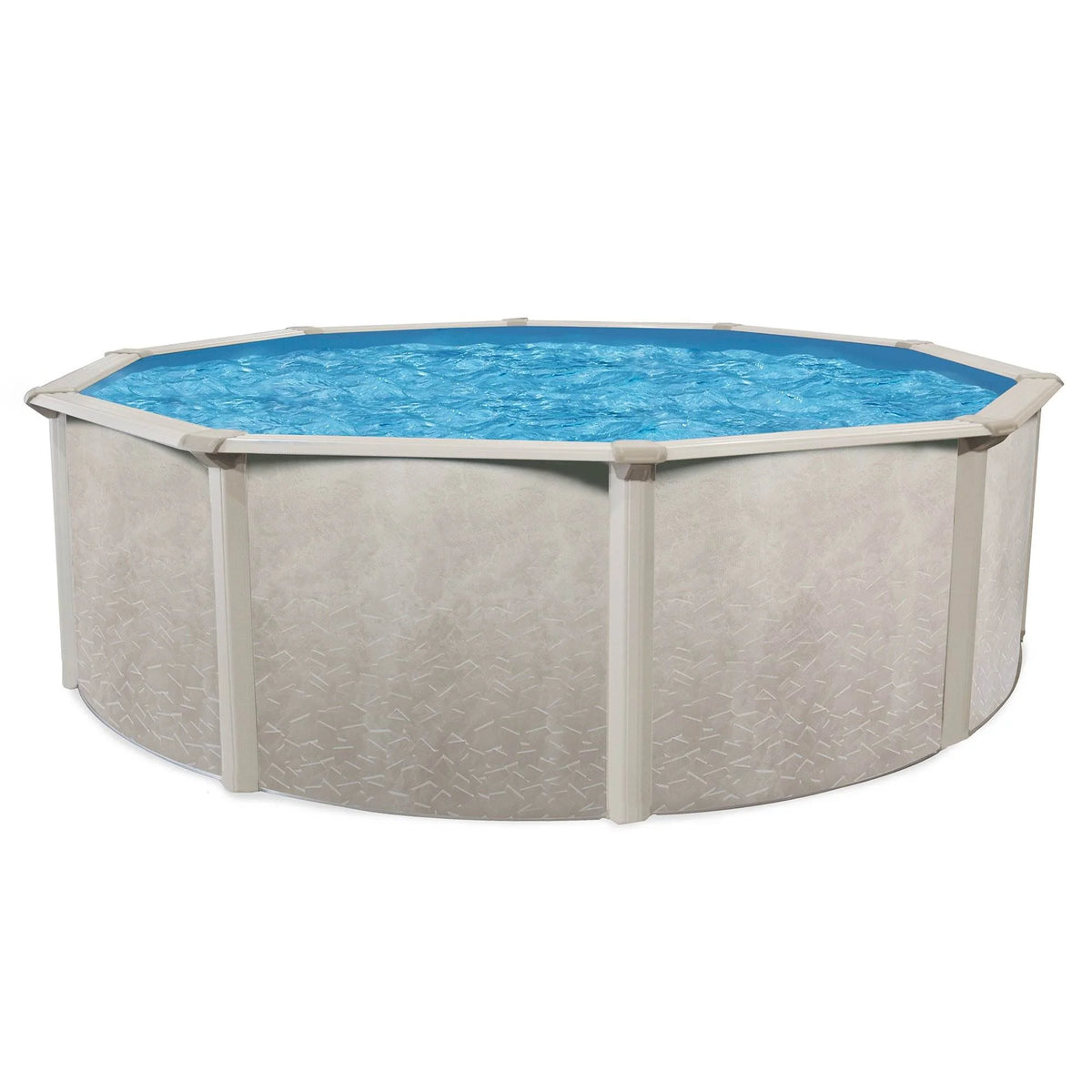 Gray Steel Above Ground Swimming Pool Kit H36154