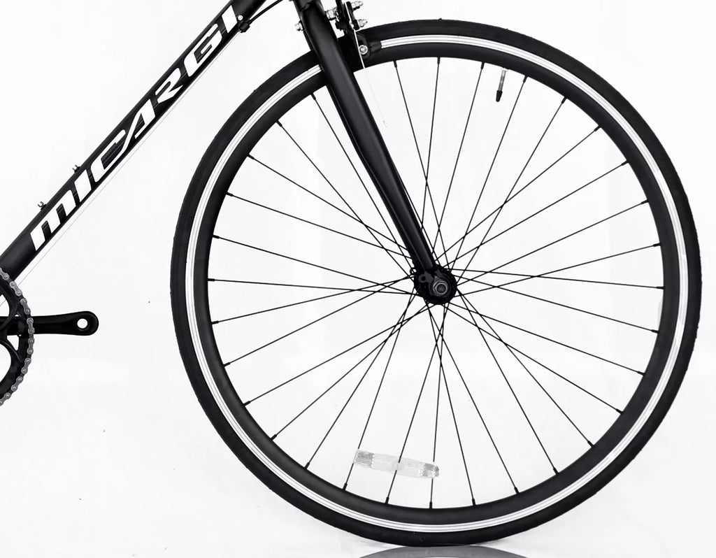 White 53 cm Aluminum 700C Road Bike M78048