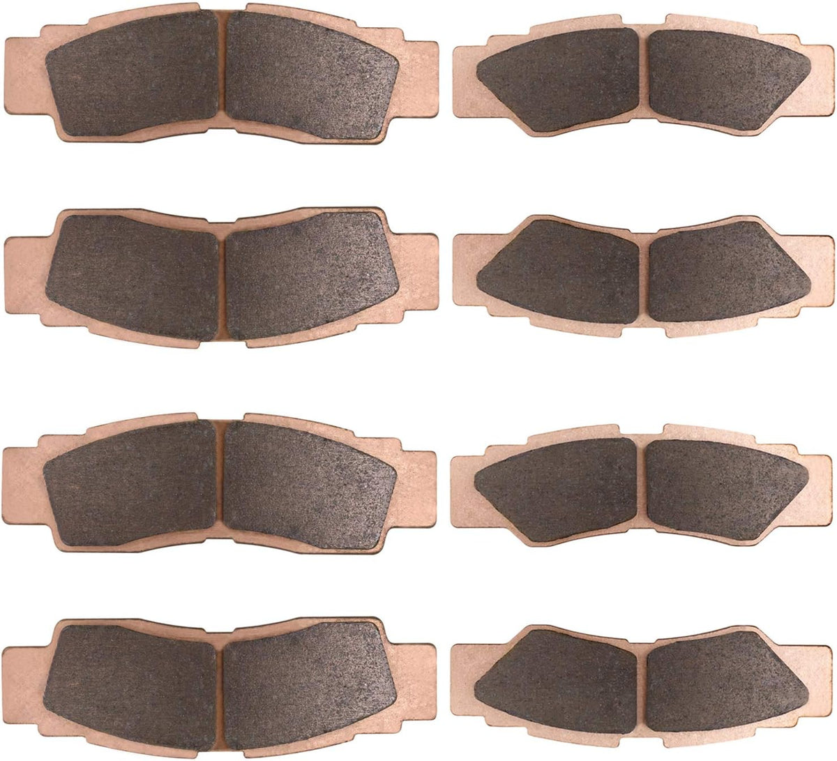 Brake Pads for Yamaha YXZ 1000R, 4 set Front & Rear Severe Duty Replacement, Pack of 2 Z78535